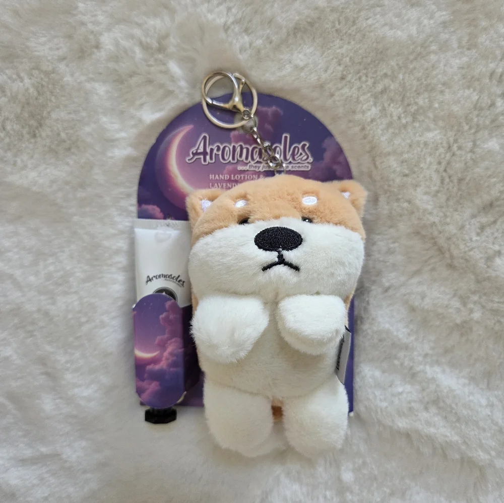 Aromasoles Keychain dog - Lavender Scented Cute Stuffed